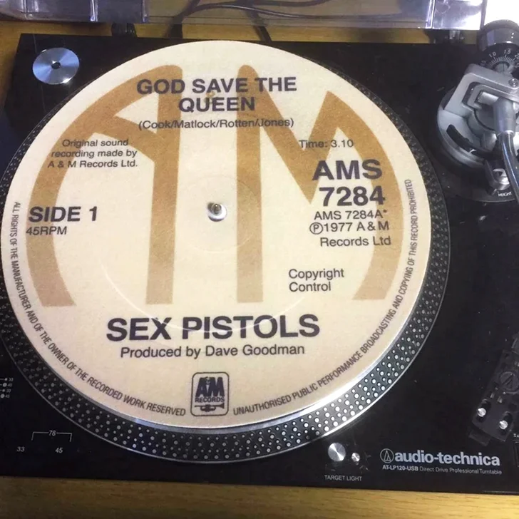 Sex Pistols – God Save The Queen Rare 12" Record LP