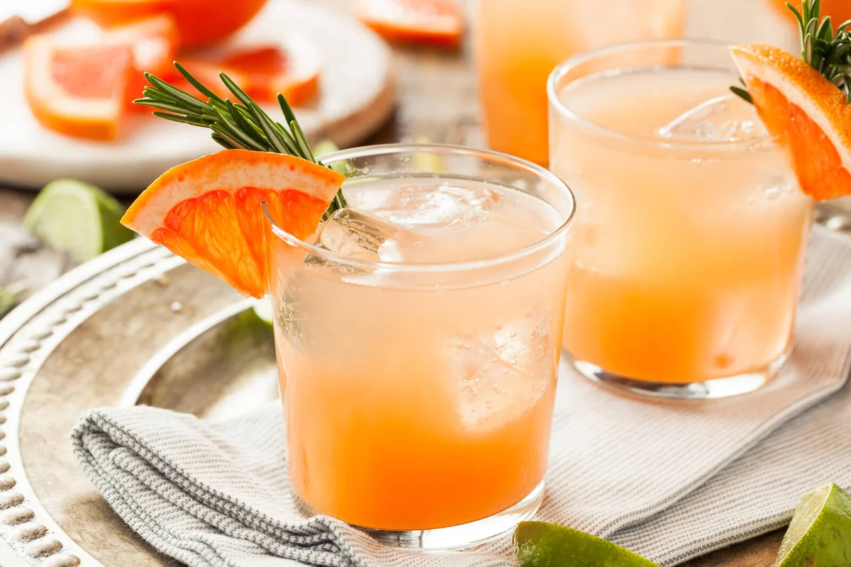 Paloma mocktails