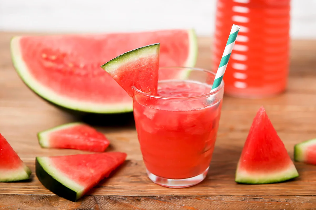 Fresh watermelon mocktail