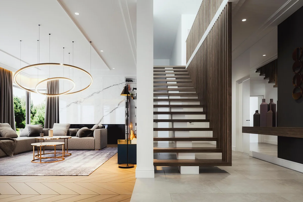 Modern luxury home interior