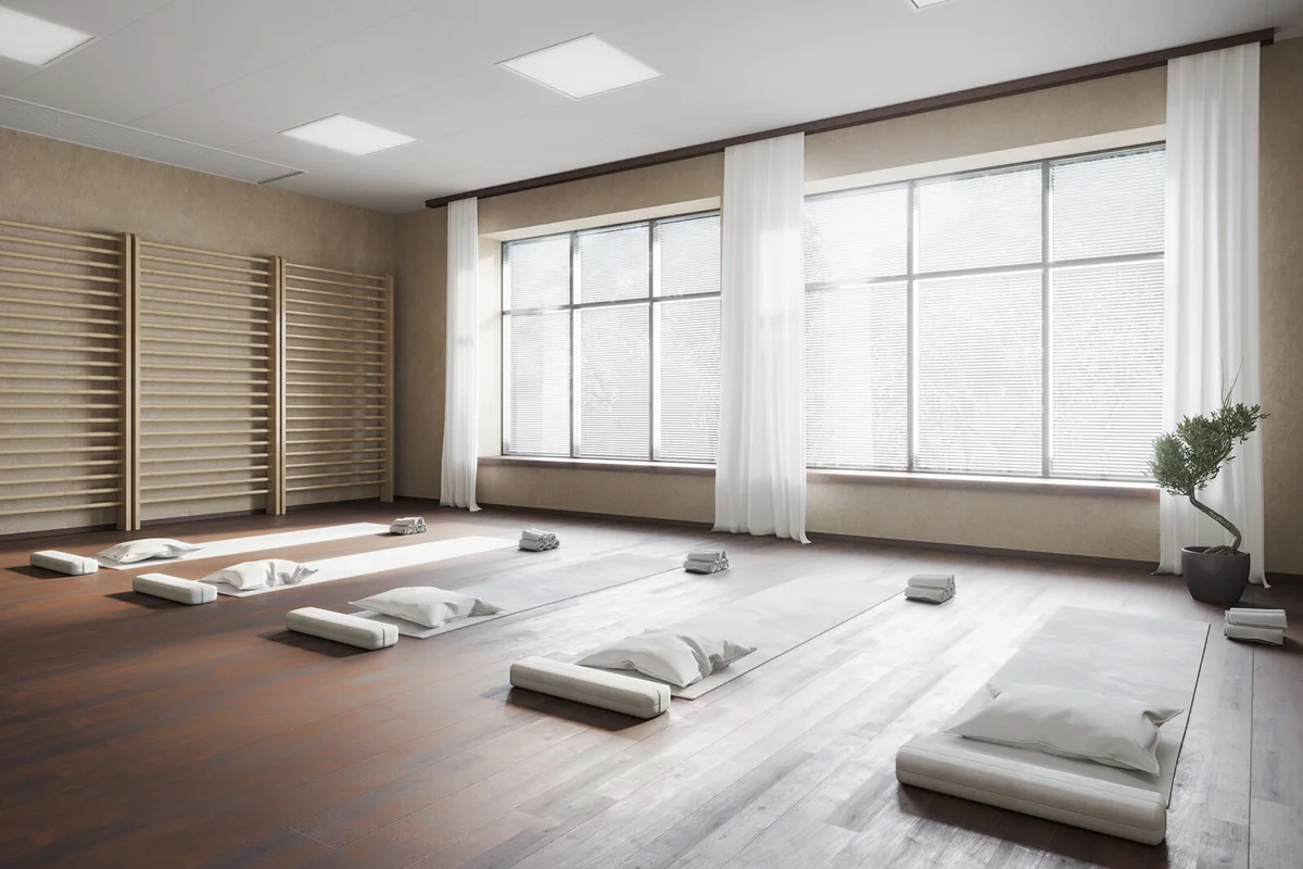 studio workplace with the purpose of body-conscious healthcare