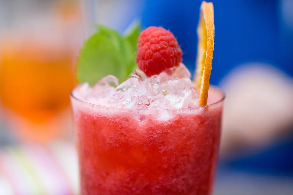 Cold Drink Served In Restaurant