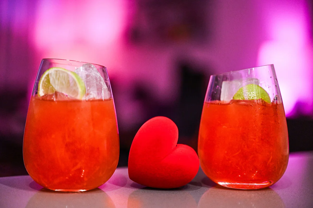 Valentine's cocktail