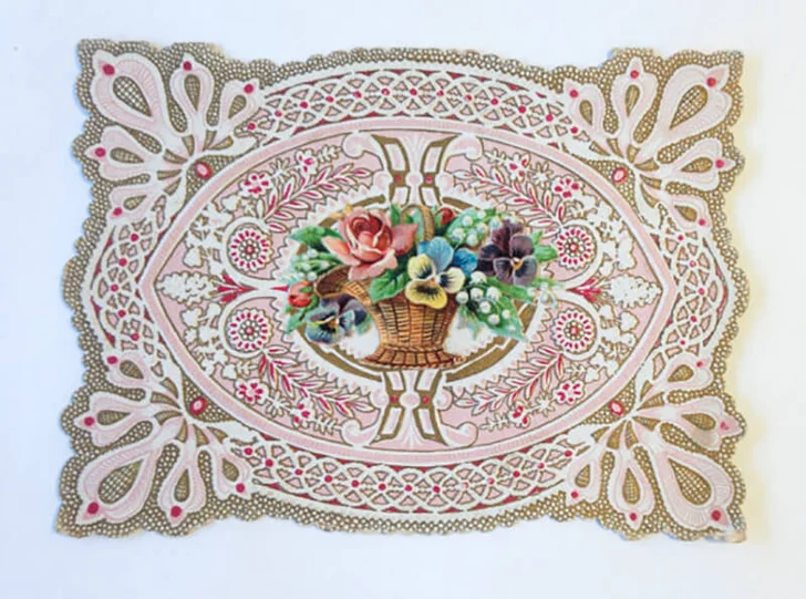 Later 1800's Valentine Card