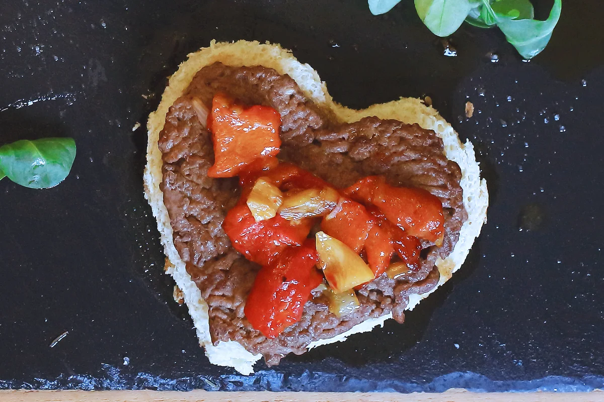 Heart-Shaped Burgers