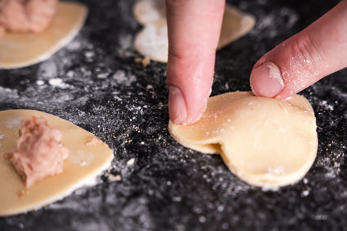 Heart-Shaped Dumplings