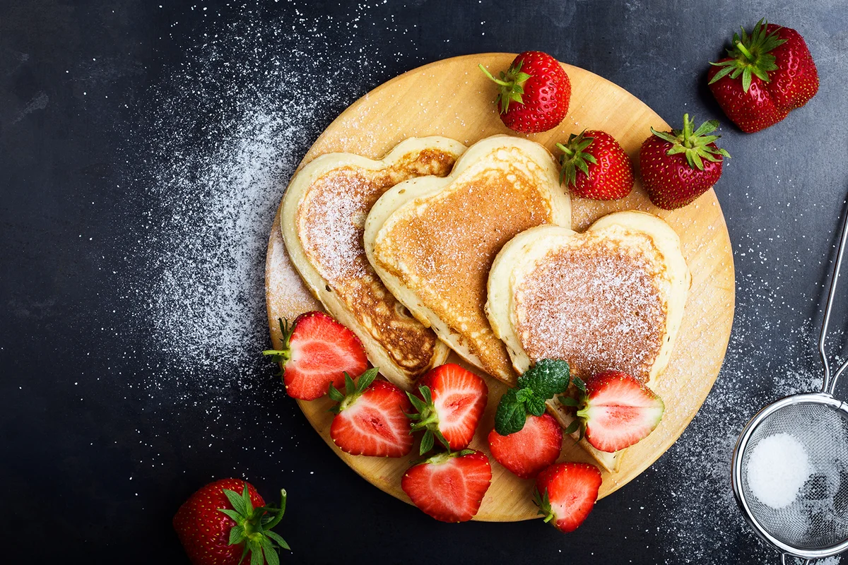 Valentine's Day Breakfast for Dinner