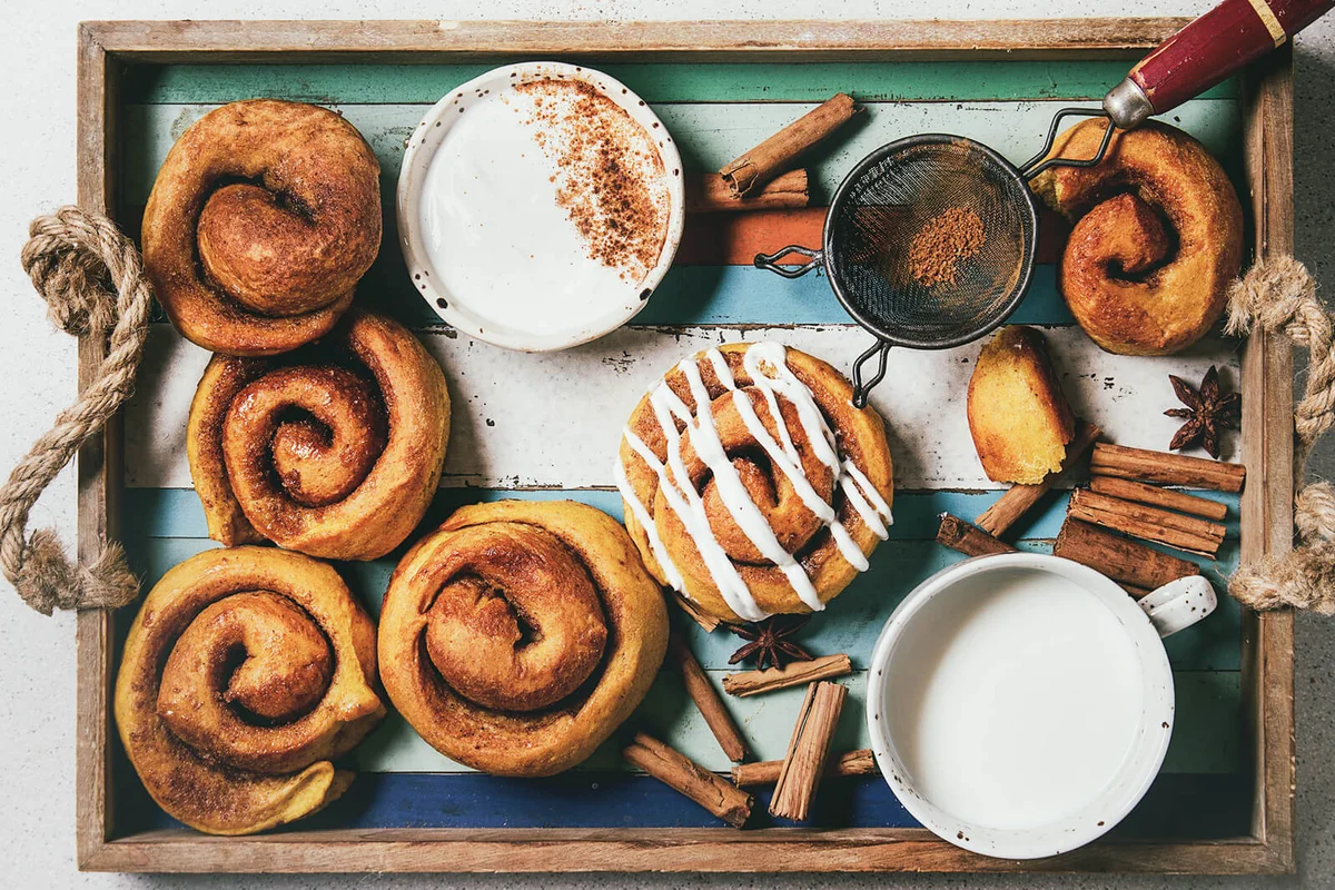 Pumpkin cinnamon buns