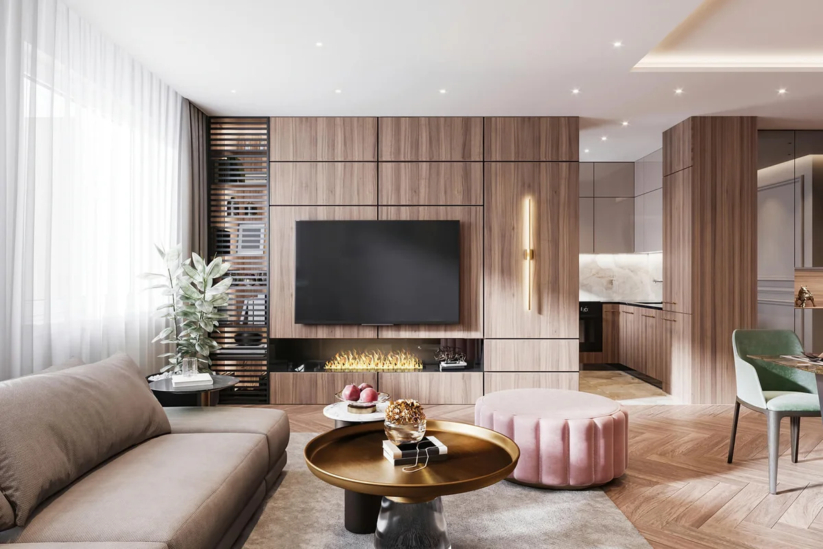 Modern living room interior