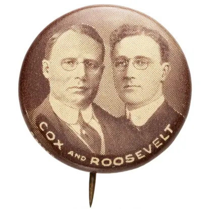 Cox & Roosevelt: The "Holy Grail" Jugate Button