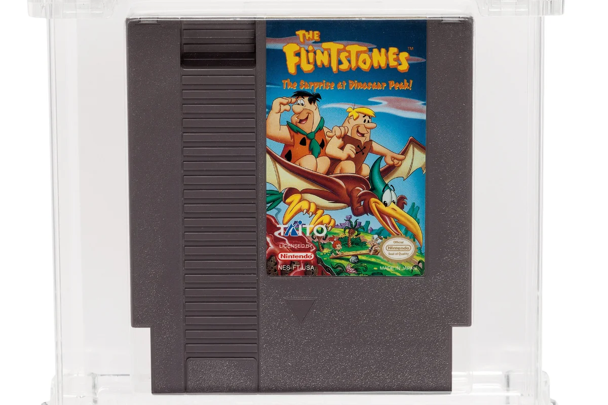 The Flintstones: The Surprise at Dinosaur Peak (NES, Taito, 1994) Wata 7.0 Cartridge