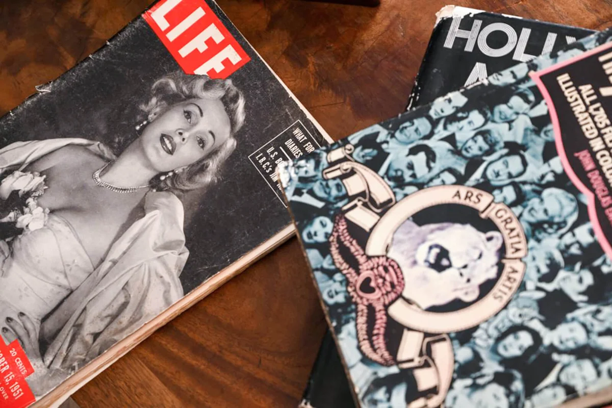 An edition of Life magazine with a photo of Hungarian-born actress Zsa Zsa Gabor