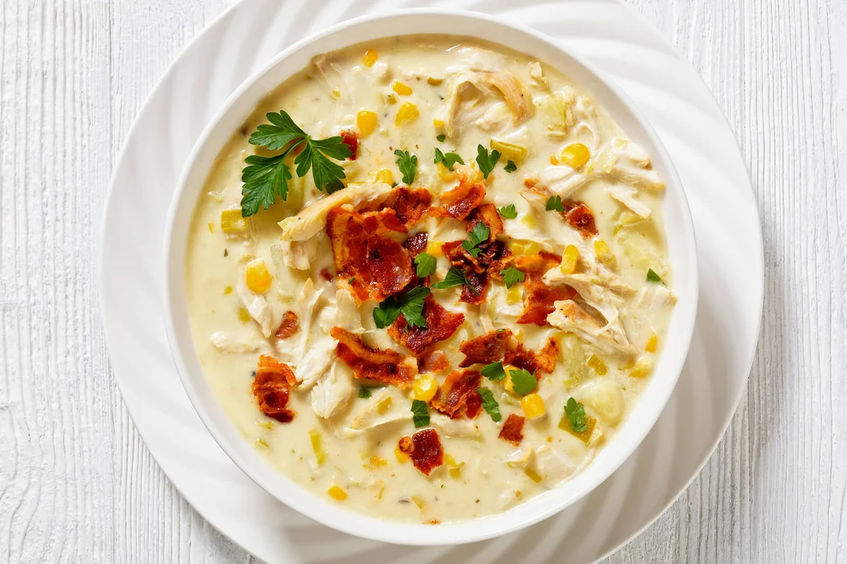 Chicken Corn Chowder in bowl