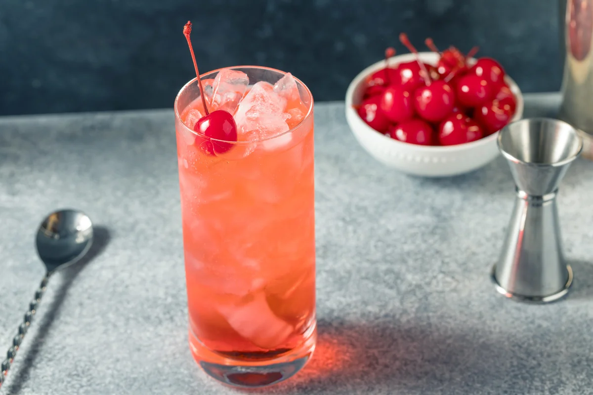 Refreshing Dirty Shirley Cocktail
