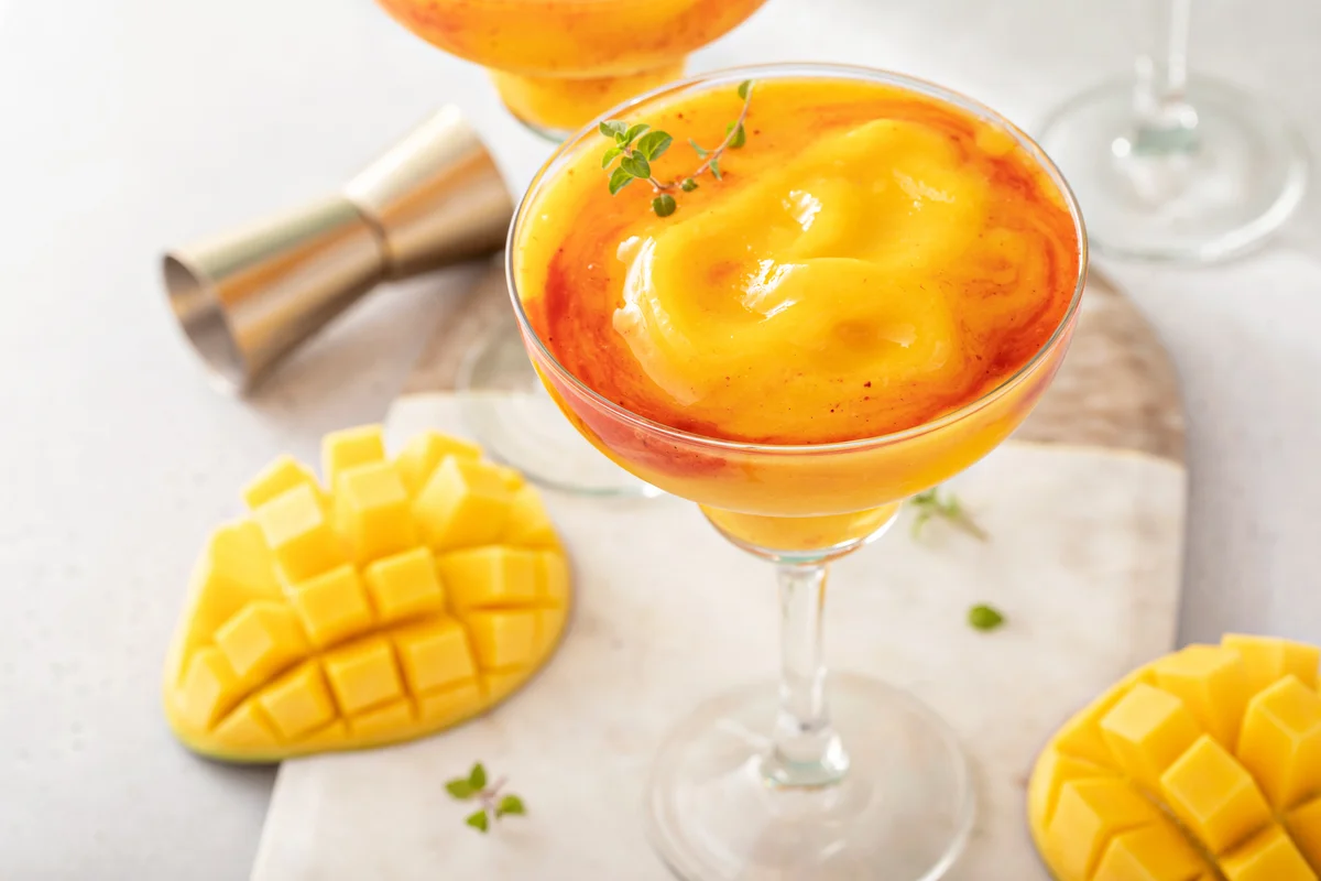 Mangonada margarita cocktail