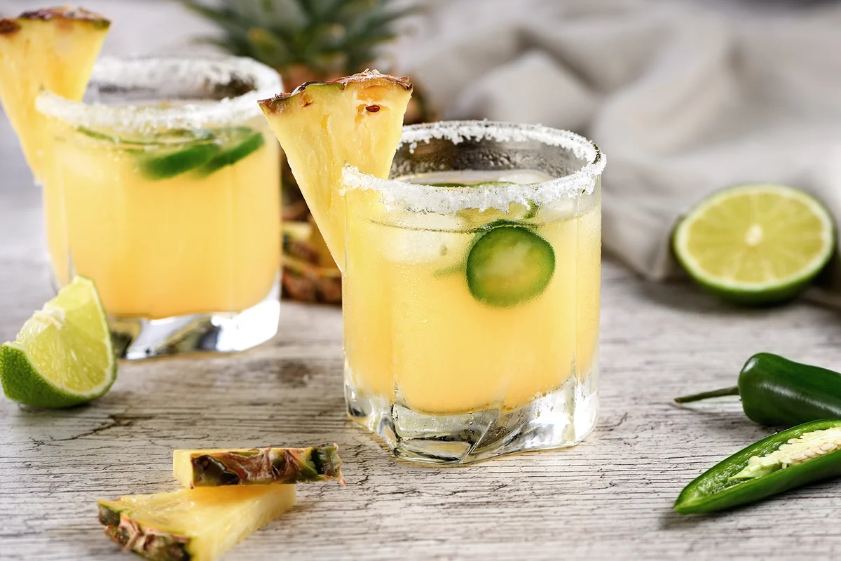 Virgin Pineapple Jalapeño Margarita