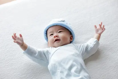 Cute Japanese baby boy