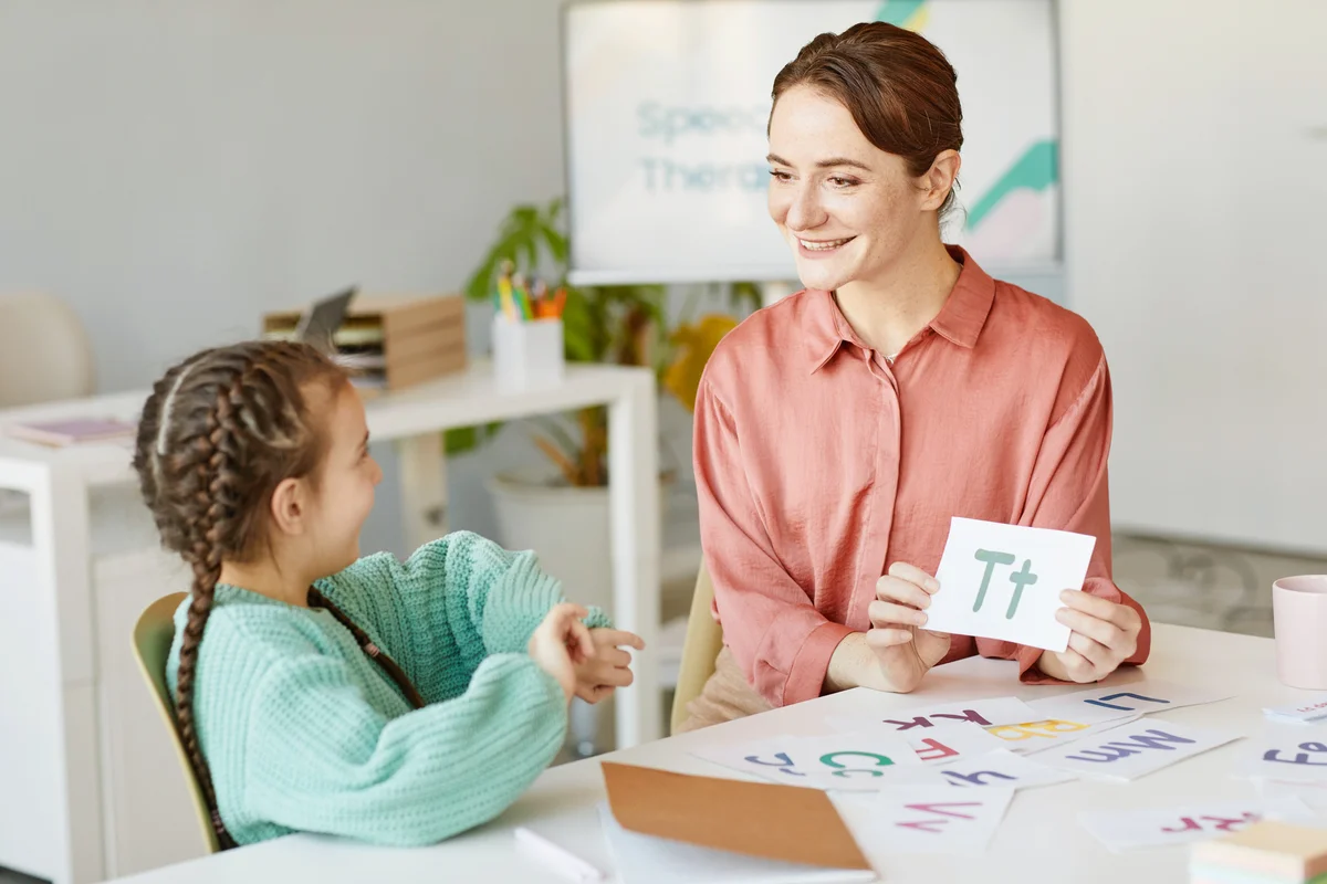 Playing and learning with alphabet cards