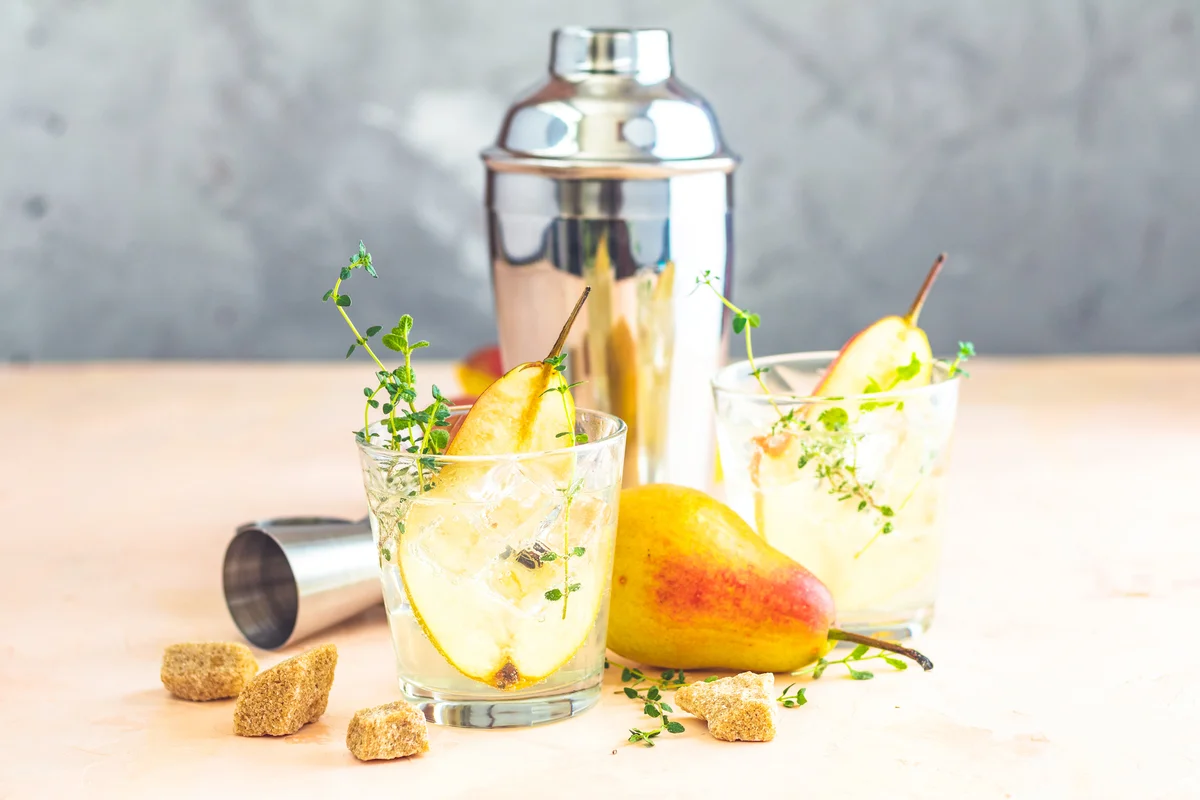 Thyme Pear Mocktail