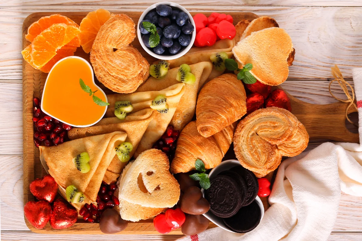 breakfast board, charcuterie board