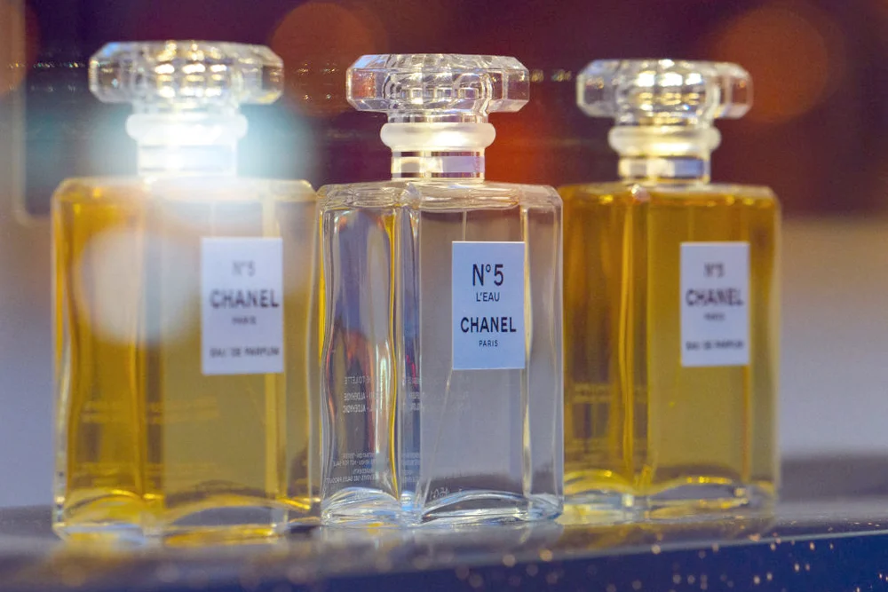 Three bottles of Chanel No. 5