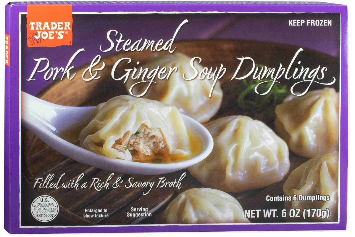 Trader Joe's Steamed Pork and Ginger Soup Dumplings