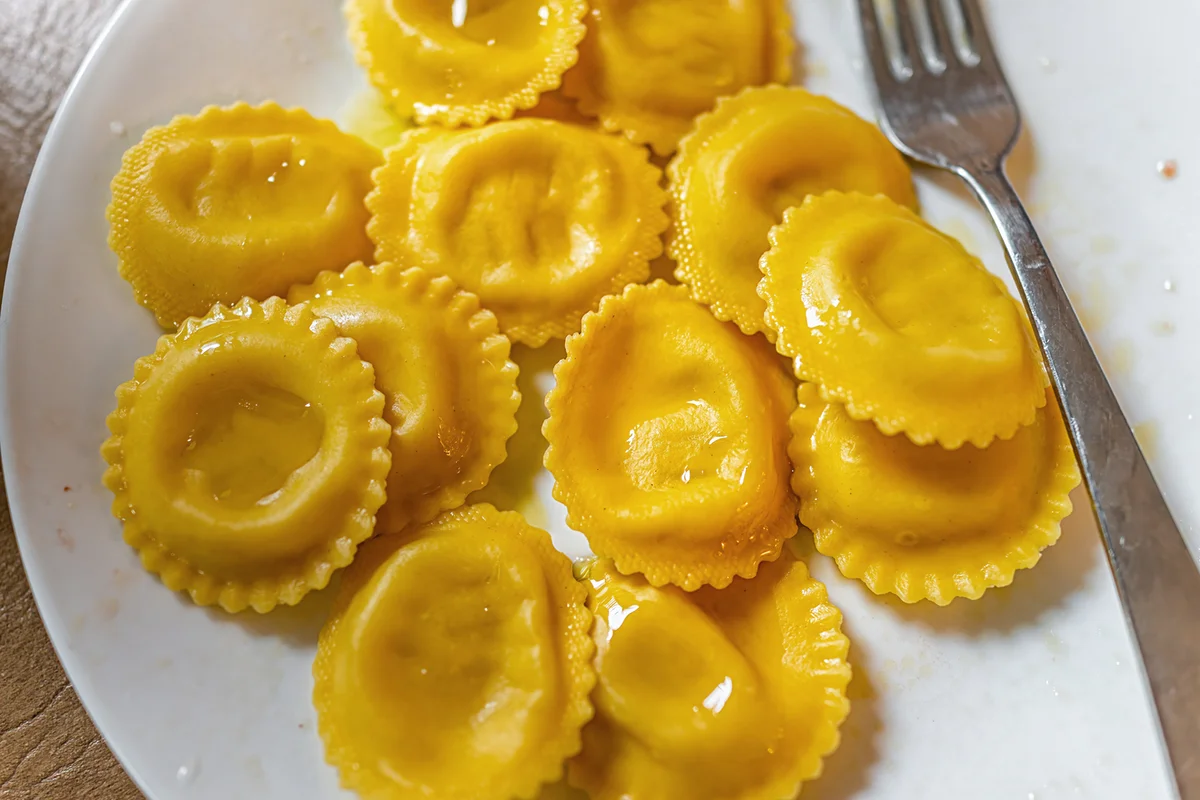 Ricotta and Lemon Zest Ravioli