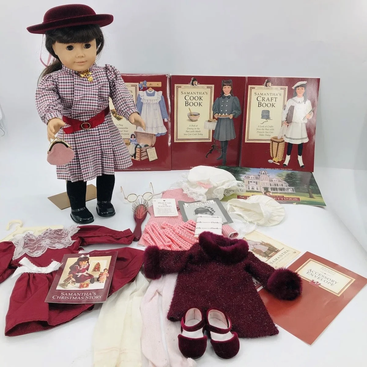 Early American Girl Pleasant Company Samantha Doll Tan Body