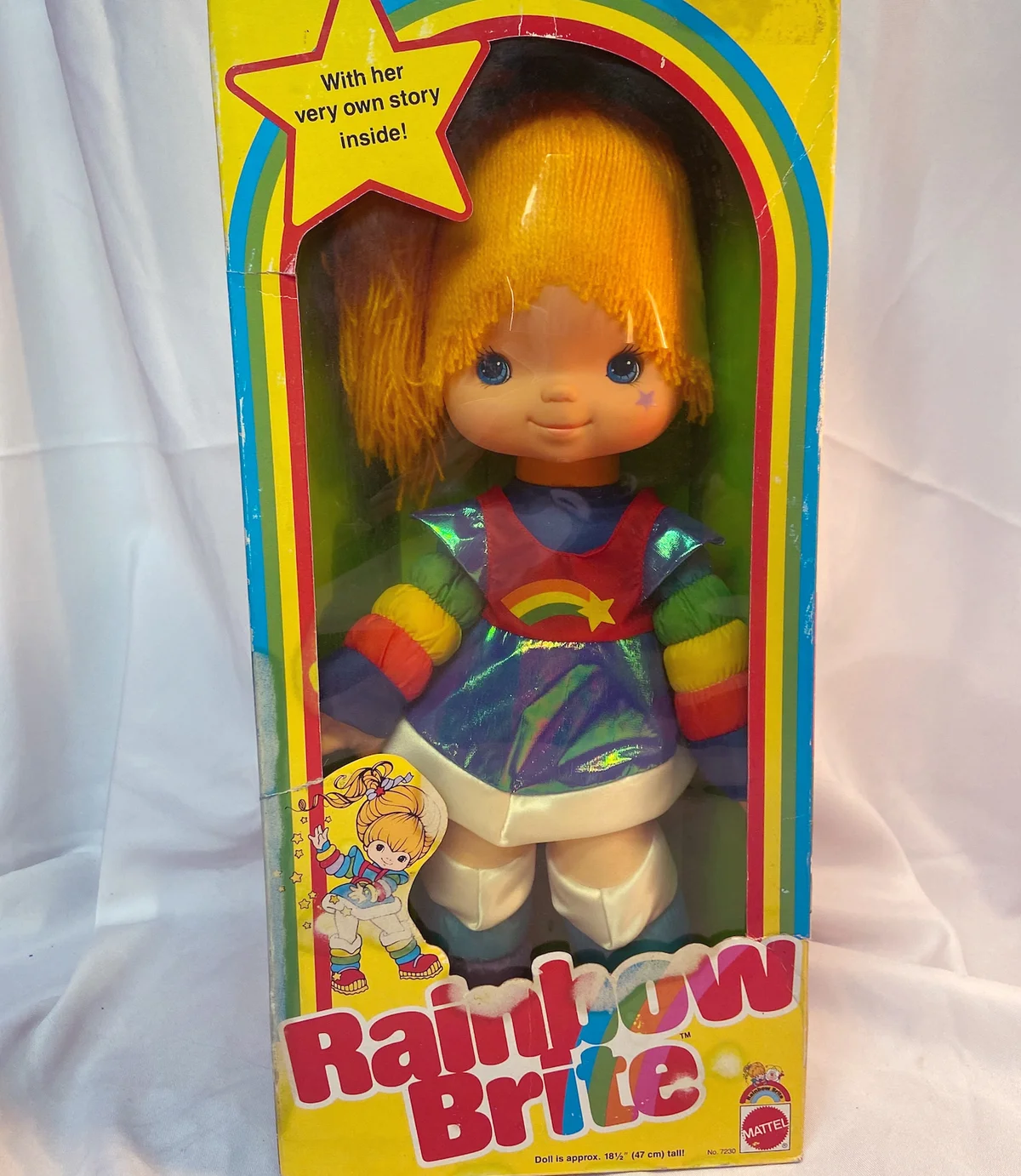 Vintage 1983 Mattel Rainbow Brite Larger Plush Doll