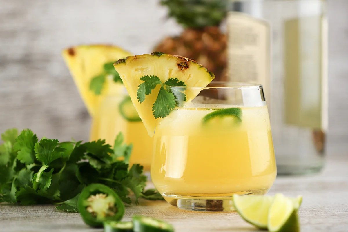 Tequila With Pineapple And Jalapeno