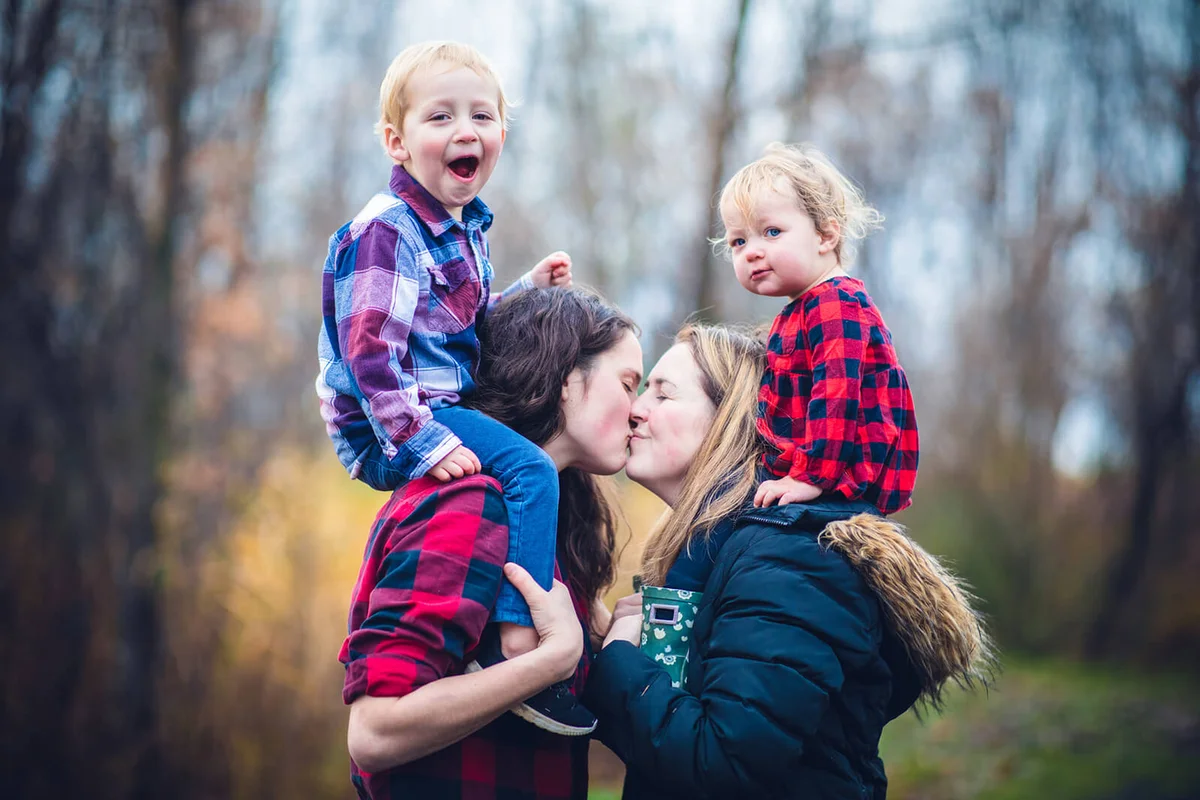 Adorable Kids with their Parents
