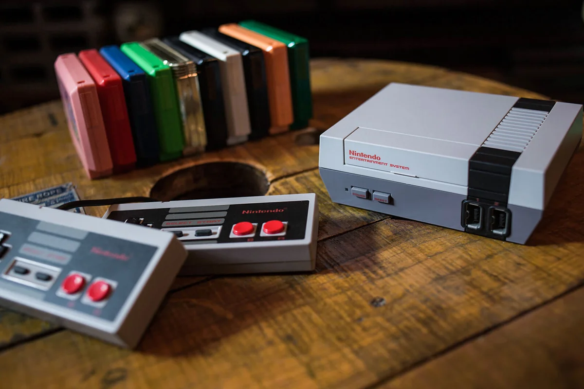 A NES (Nintendo Entertainment System) Classic Mini video