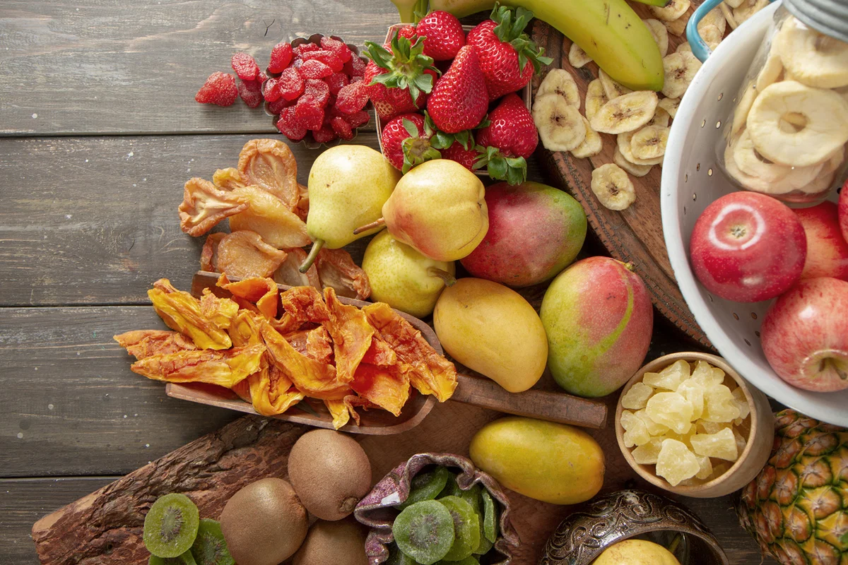 Assorted Fresh And Dried Fruit