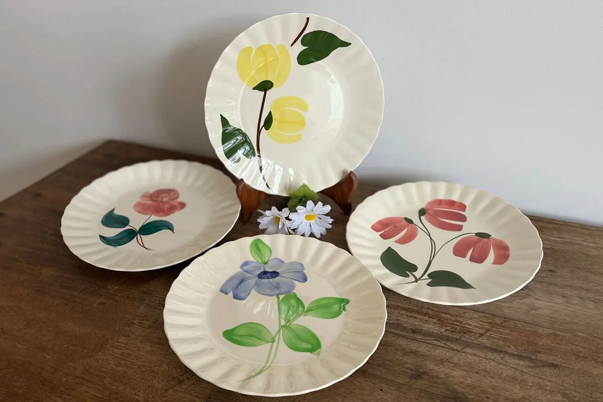 Vintage Blue Ridge Southern Potteries Dinner Plates