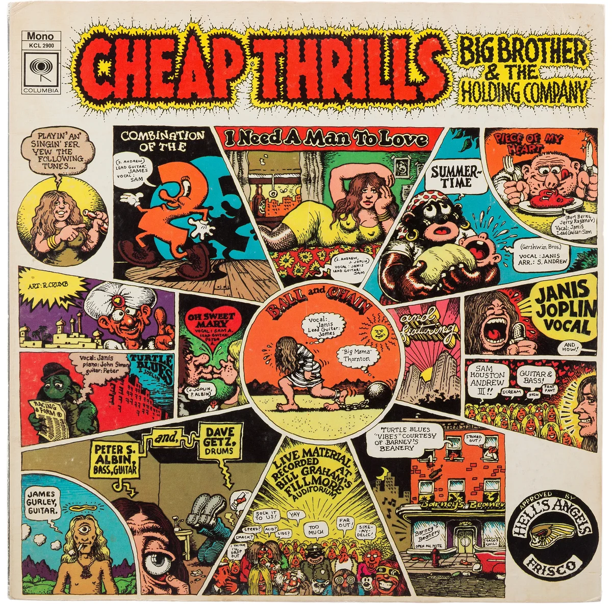 Big Brother and the Holding Company Cheap Thrills Mono Vinyl LP
