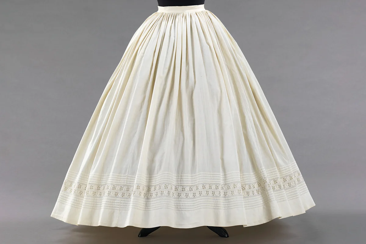Petticoat, American, circa 1865.