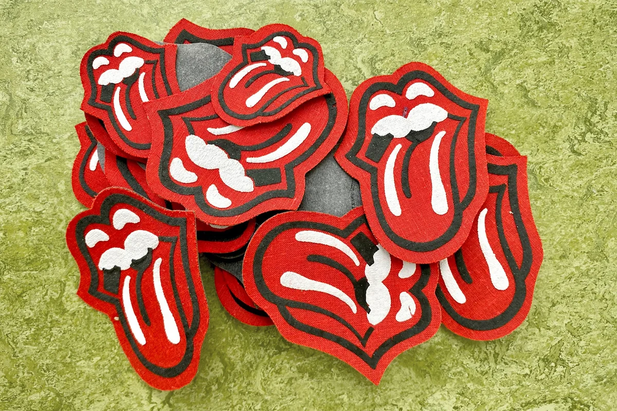 Original 1970s Unused Ole Skool Raised Felt Printed Material