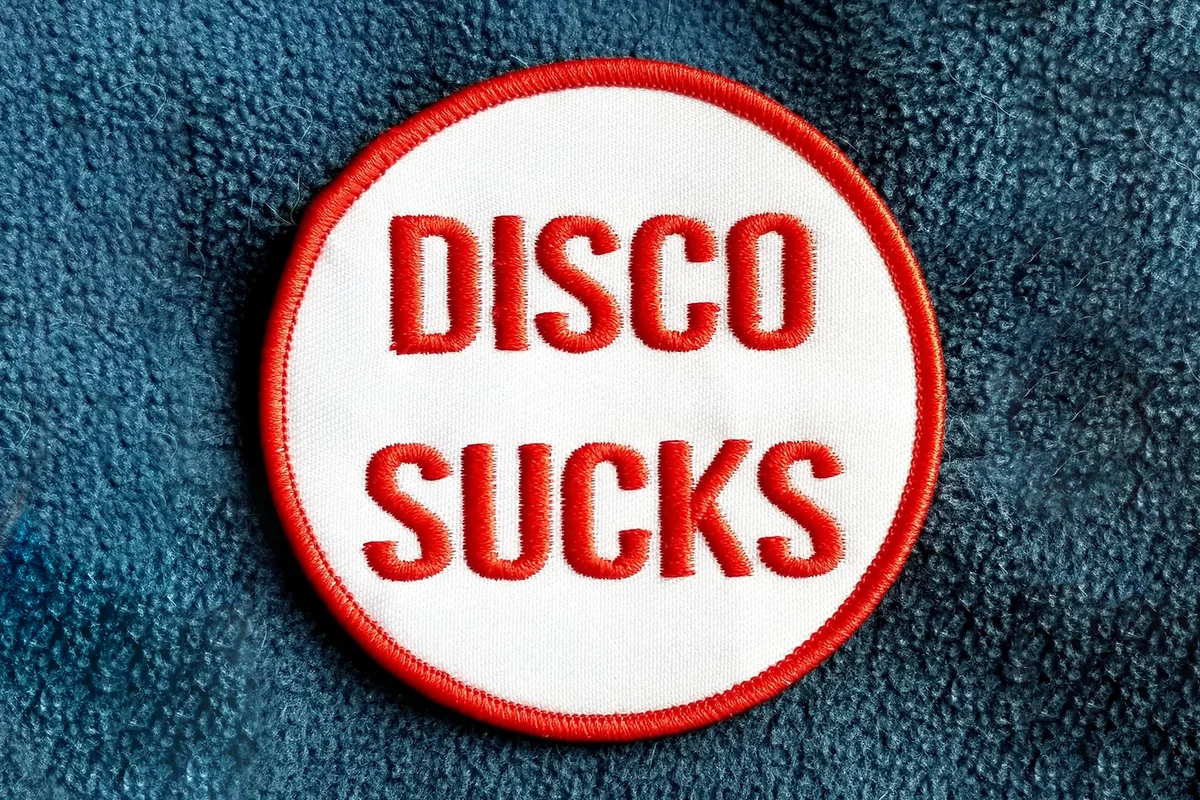 Vintage 1970's Punk Rock Disco Sucks