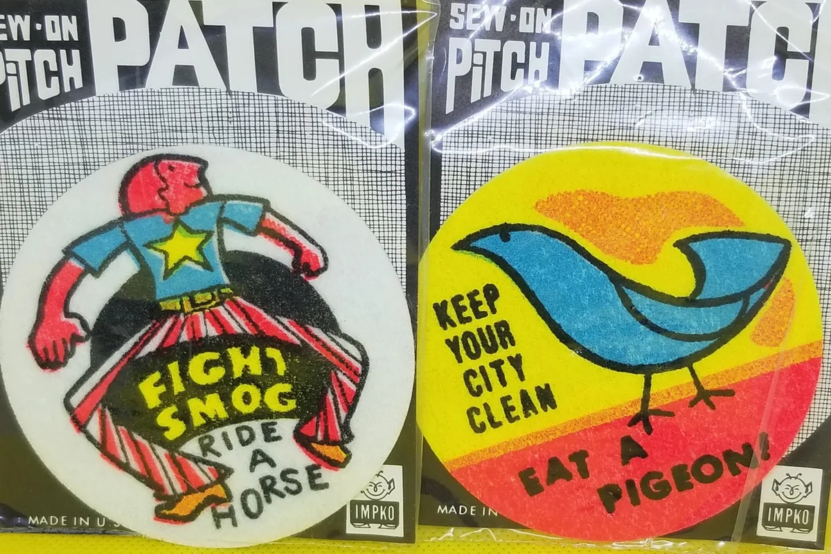 Awesome vintage MCM funny hysterical sew on patches
