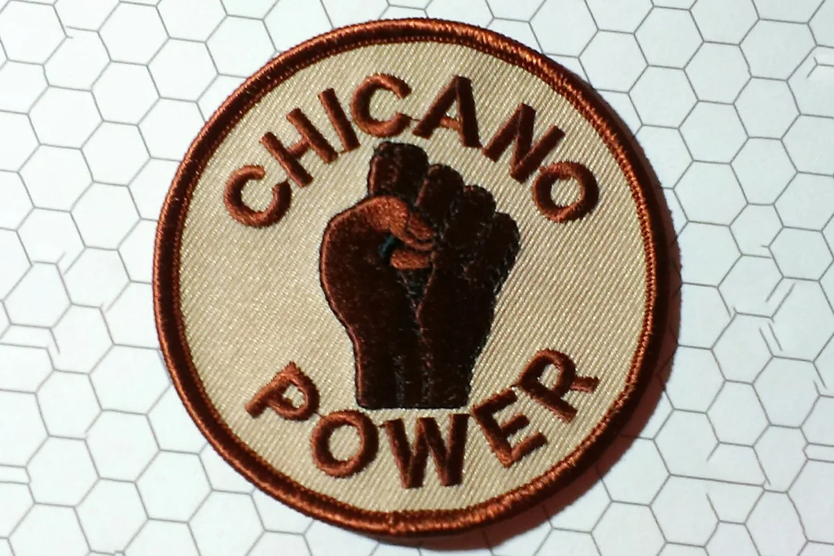 Vintage 1970's  Chicano Power Embroidered