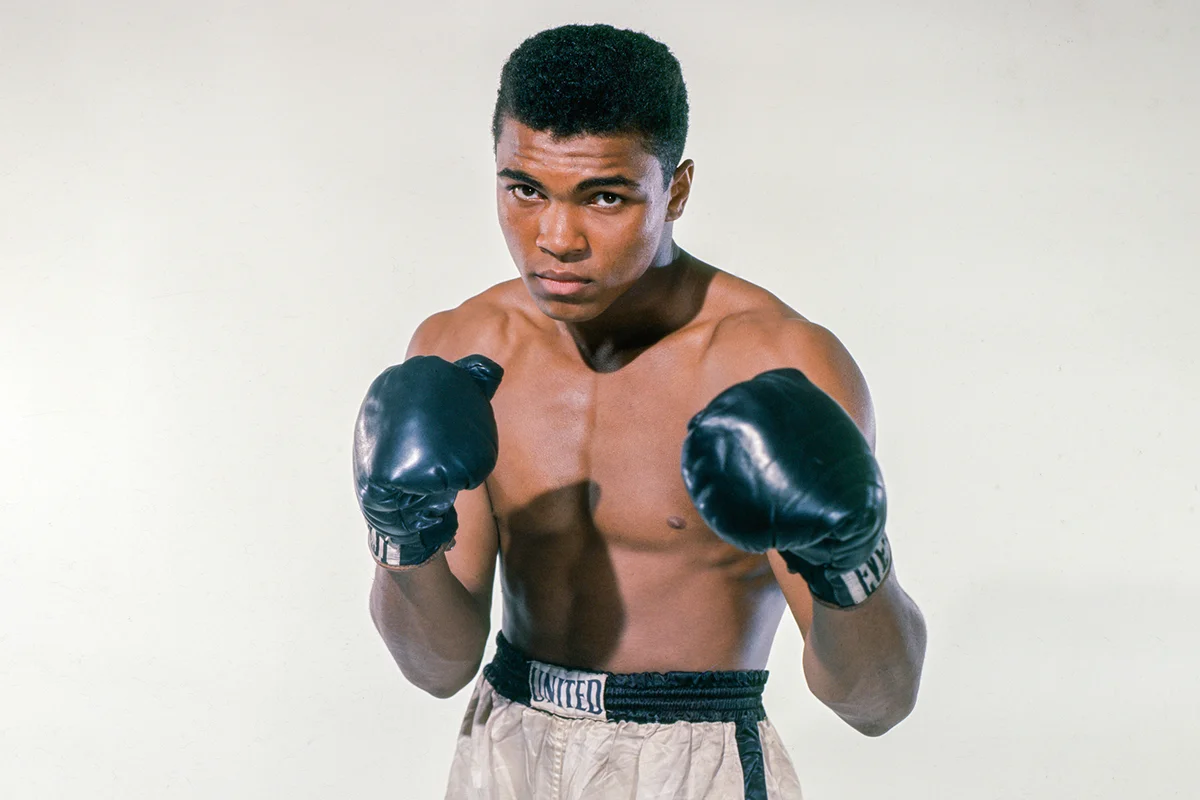 Cassius Clay, 20 year old heavyweight contender from Louisville, Kentucky
