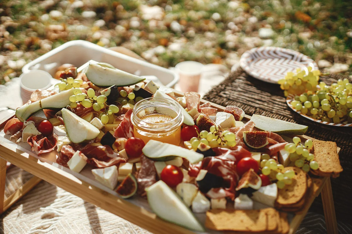 Italian appetizers for outdoor gathering party