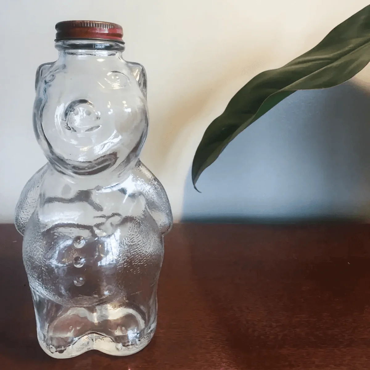 1950s Glass Piggy Bank