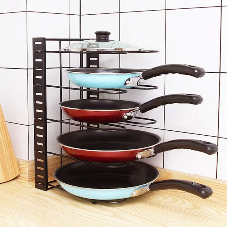 Adjustable Pots and Pans Organizer