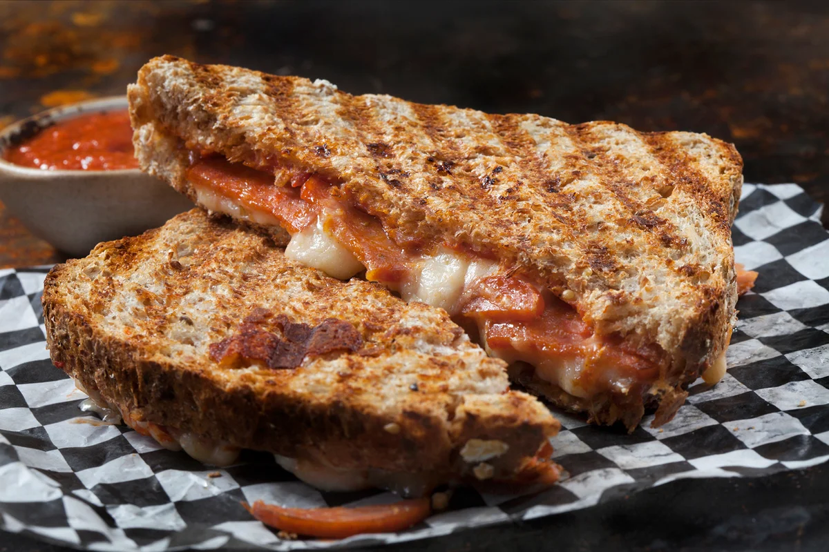 Cheesy Pepperoni Pizza Panini