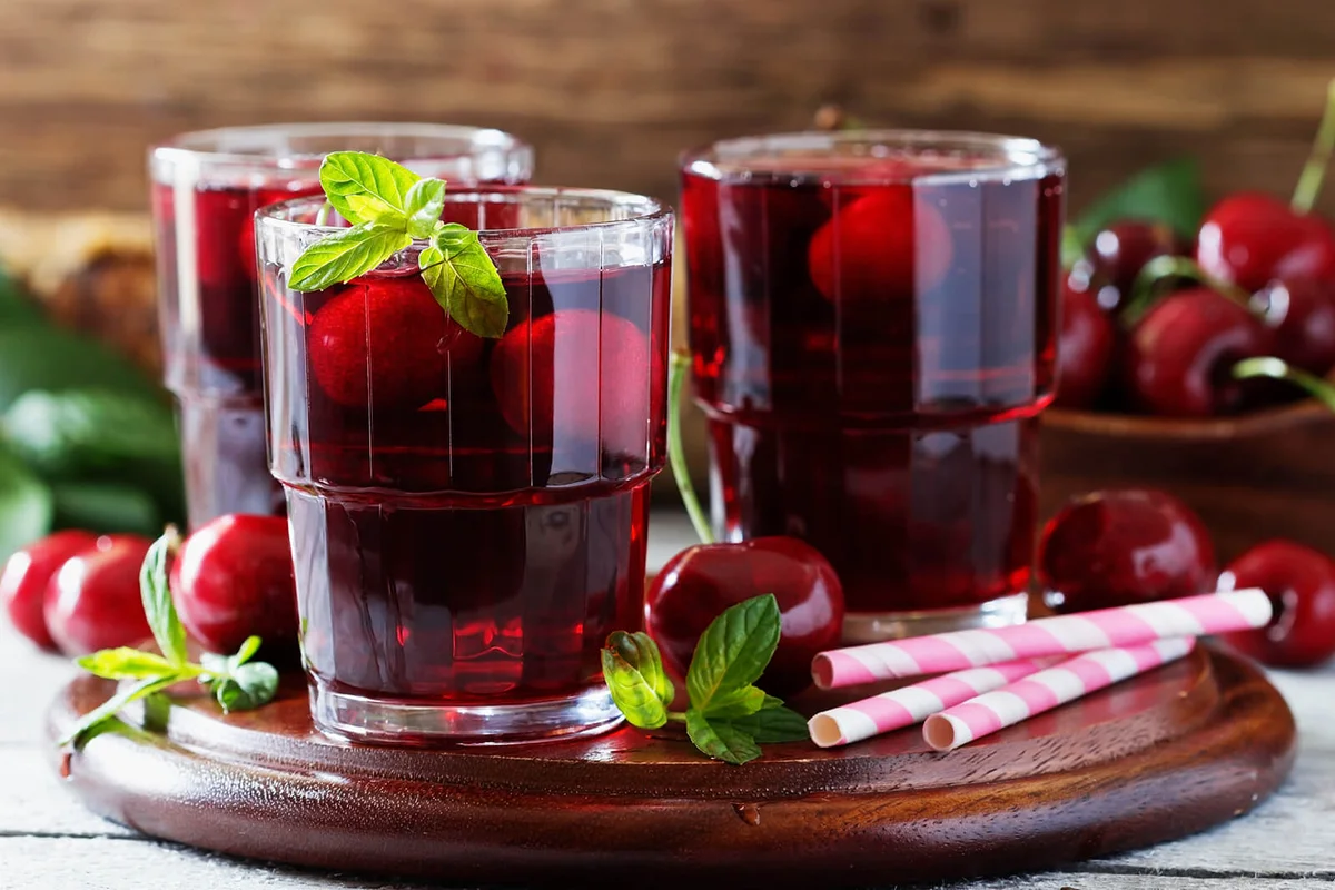 Fresh cherry juice