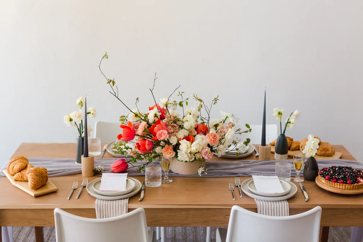 whimsical floral centerpiece