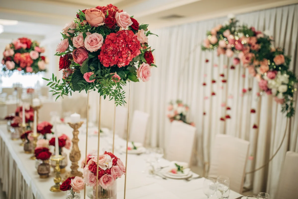 Flower wedding decoration