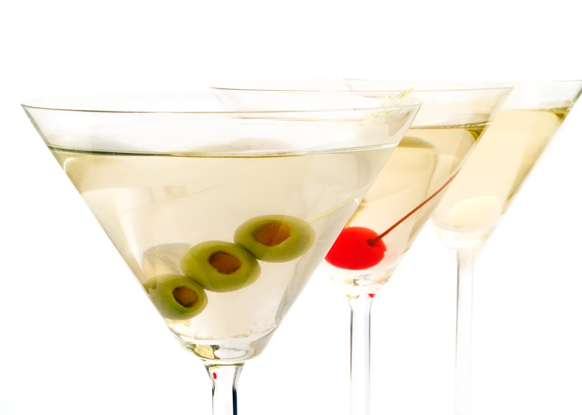 Trio of martinis