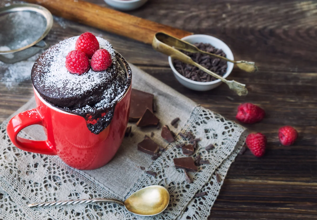 brownie in a mug